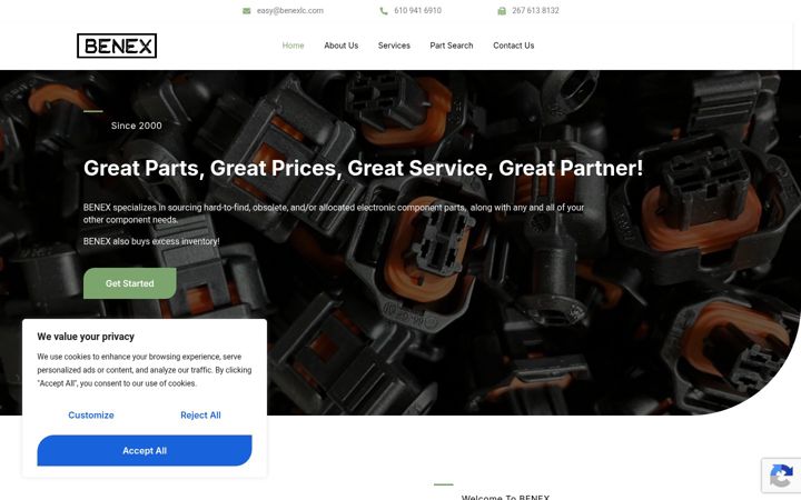 Screenshot of benexlc.com