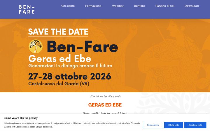 Screenshot of benfare.it