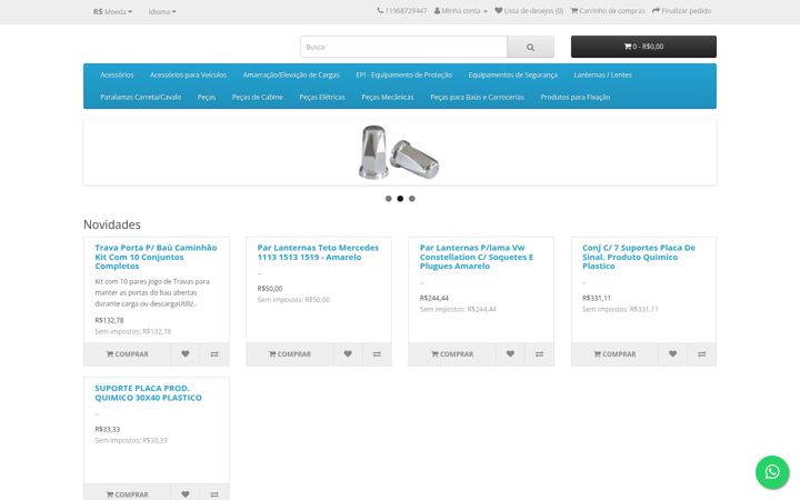Screenshot of benficaacessorios.com.br