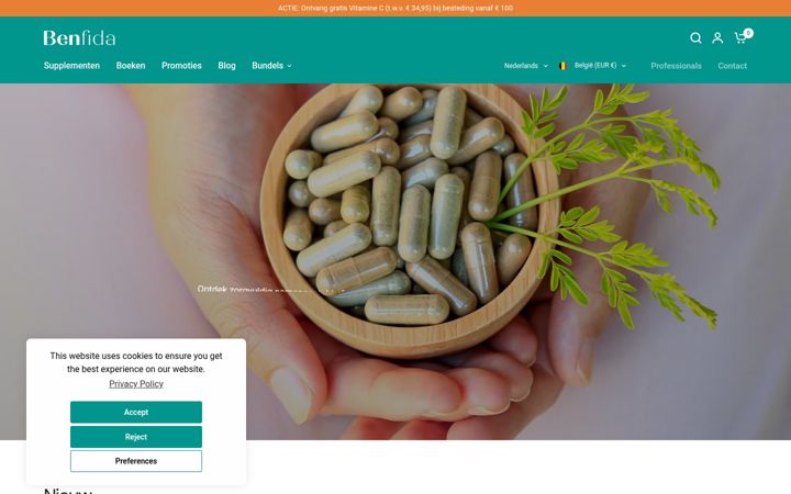 Screenshot of benfida.com