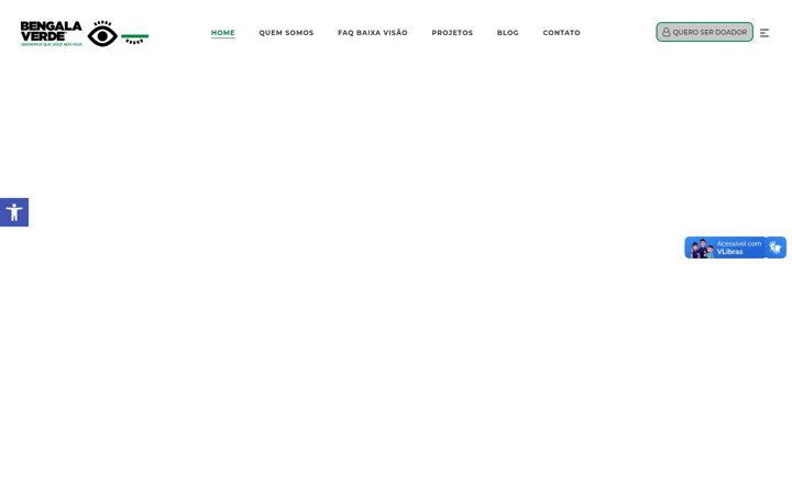 Screenshot of bengalaverde.org.br