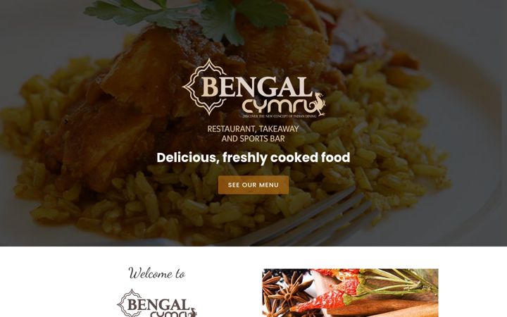 Screenshot of bengalcymru.co.uk