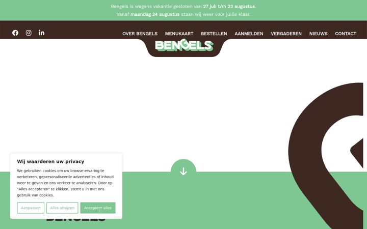 Screenshot ta' bengelsmoergestel.nl