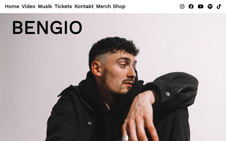 Screenshot of bengio.de