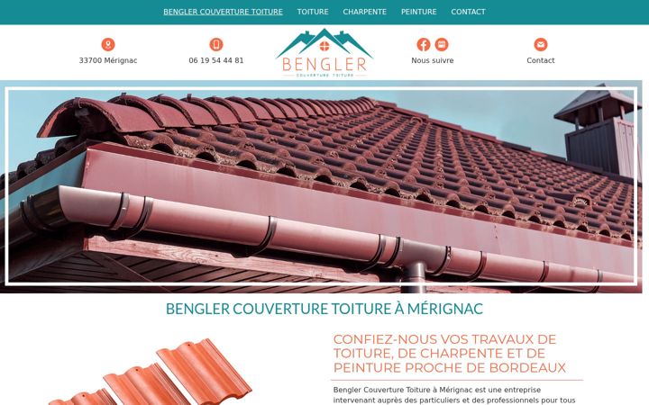 Screenshot of bengler-toiture.fr