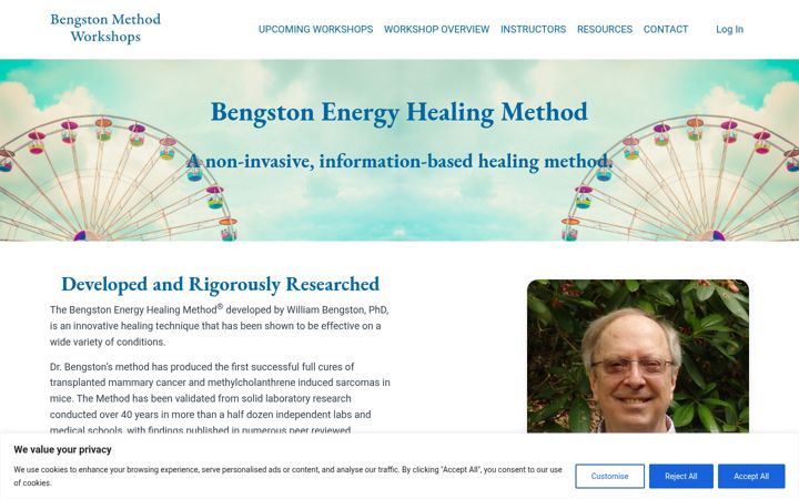 Screenshot of bengstonworkshops.com