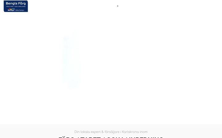 Screenshot of bengtsfarg.se