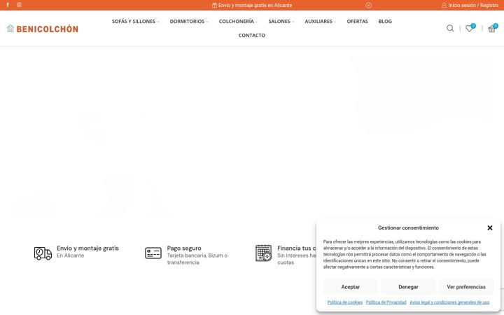 Screenshot of benicolchon.com
