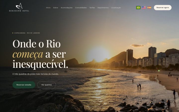 Screenshot of benidorm.com.br