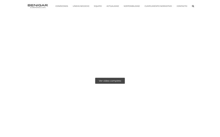 Screenshot of benigarcorporacion.com