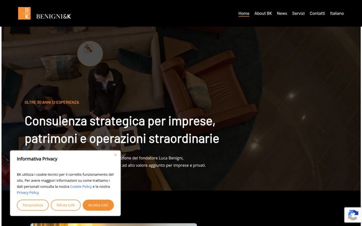 Screenshot of benignibk.com