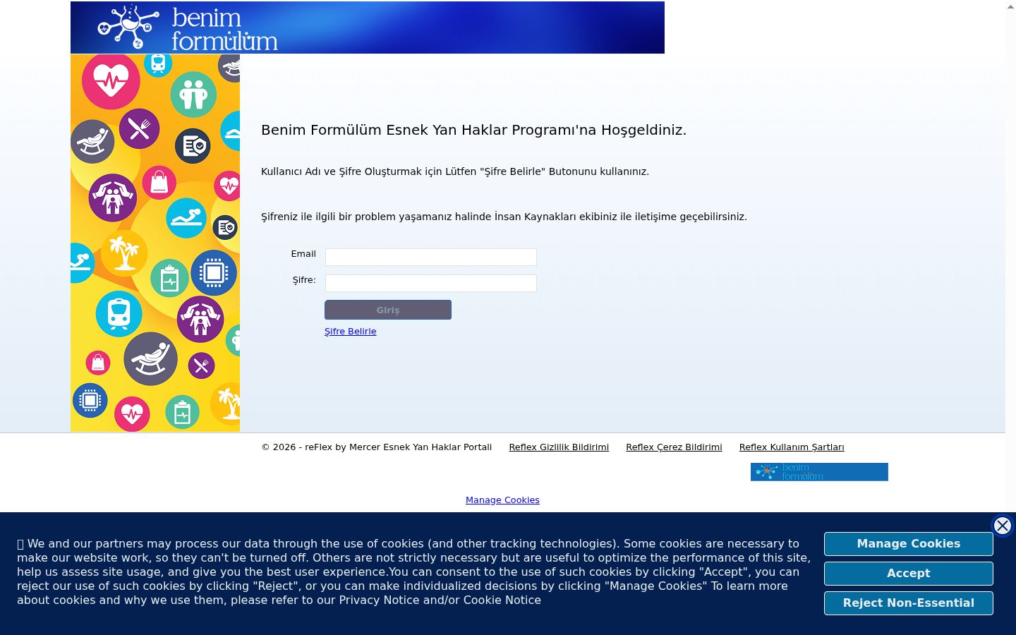 Screenshot van de toestemmingsbanner zoals getoond vóór enige interactie