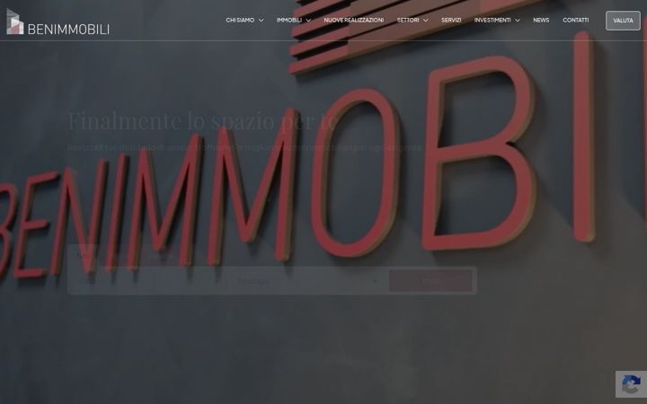 Snimka zaslona za benimmobili.eu