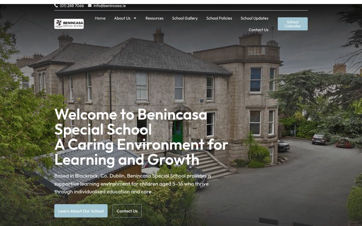 Screenshot of benincasa.ie