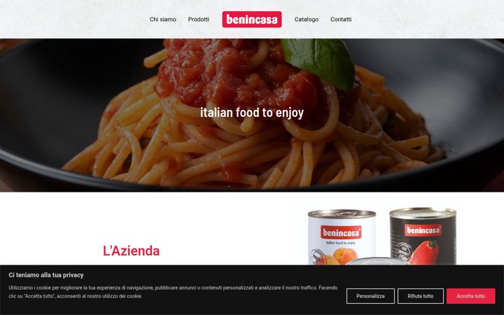Screenshot of benincasa.it