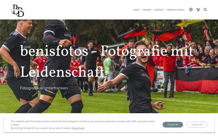 Screenshot of benisfotos.de