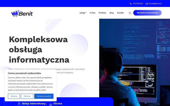 Ekrano kopija benit.pl