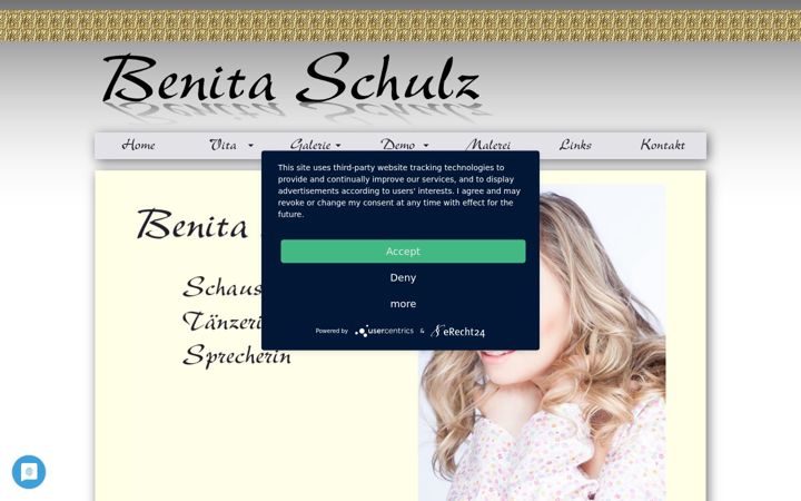 Screenshot of benita-schulz.com
