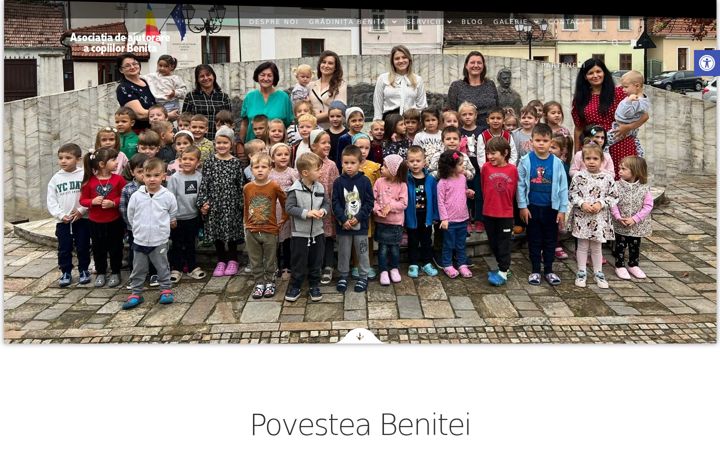 Screenshot van benita.ro