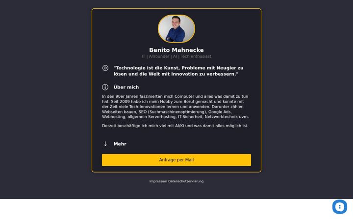 Screenshot of benito.design