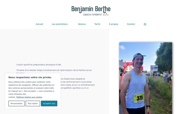 Screenshot of benjamin-coachsportif.fr
