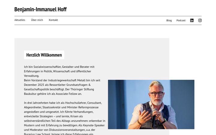 Screenshot of benjamin-hoff.de