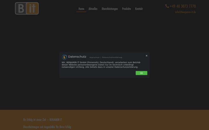 Screenshot of benjamin-it.de