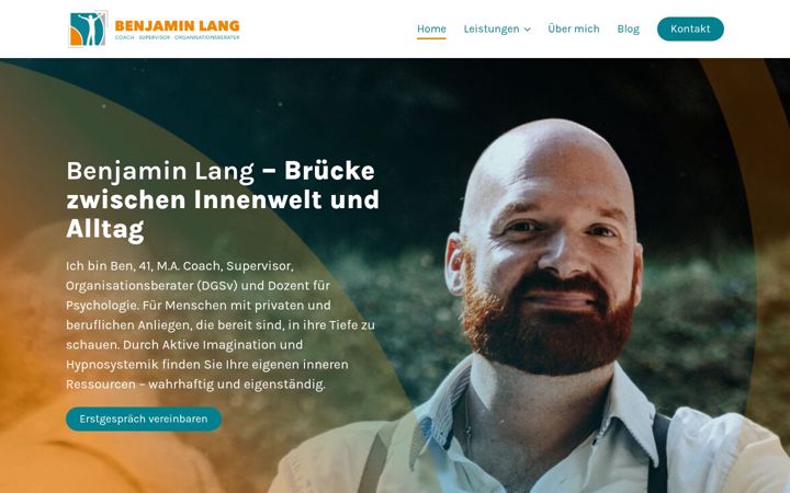 Captura de pantalla de benjamin-lang.org