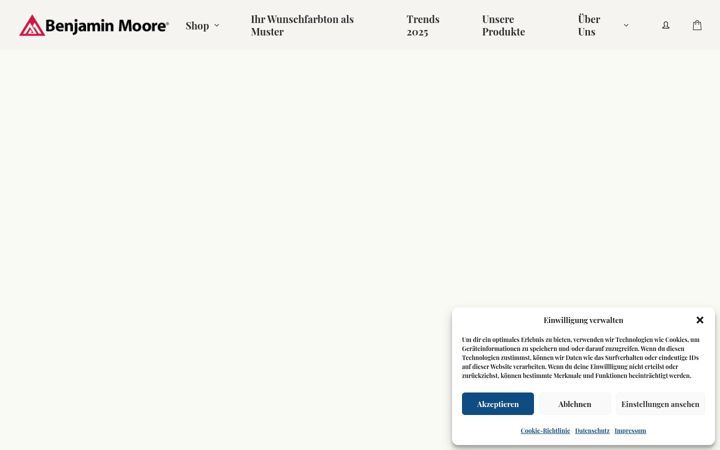 Kuvakaappaus sivustosta benjamin-moore.de