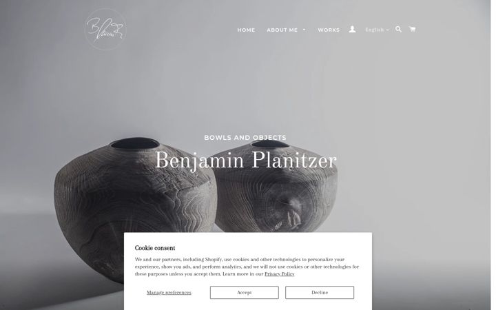 Screenshot of benjamin-planitzer.de