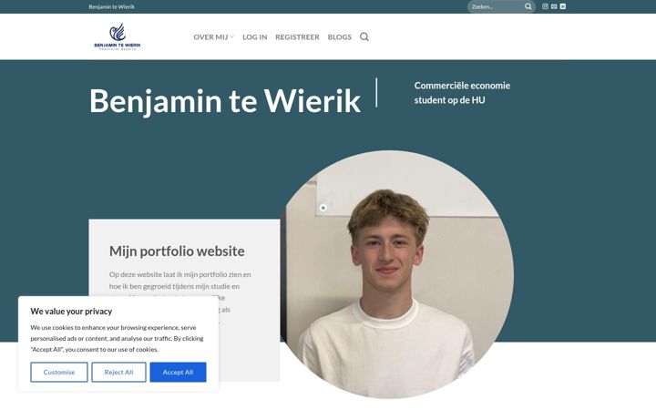 Screenshot of benjamin-tewierik.com