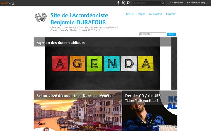 Screenshot of benjamindurafour.fr