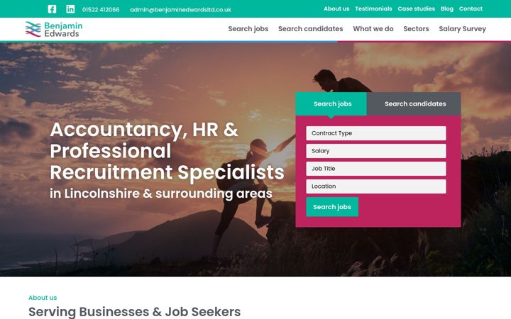 Screenshot of benjaminedwardsltd.co.uk