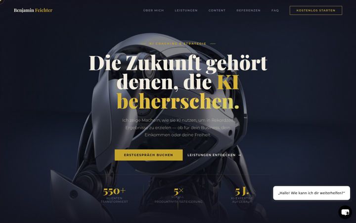 Screenshot of benjaminfeichter.com