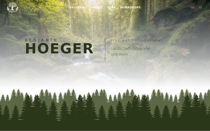 Screenshot of benjaminhoeger.de