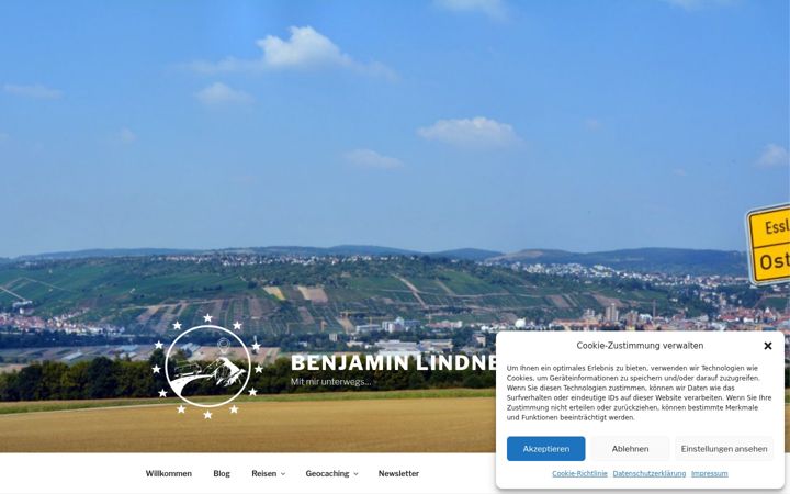 Captura de pantalla de benjaminlindner.de