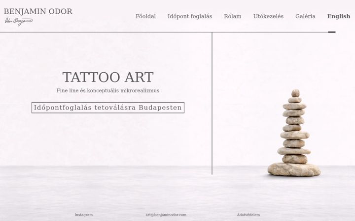 Screenshot of benjaminodor.com