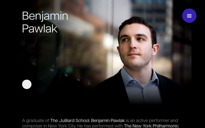 Screenshot of benjaminpawlak.com