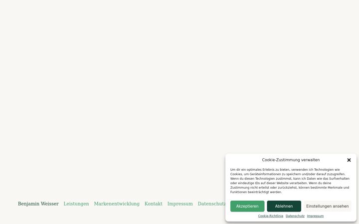 Captura de pantalla de benjaminweisser.de
