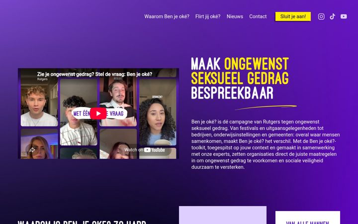 Zrzut ekranu benjeoke.nl