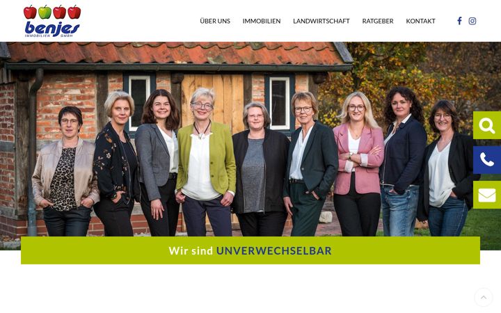 Screenshot of benjes-immobilien.de