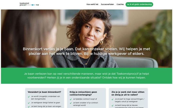 Screenshot of benjijtoekomstproof.nl