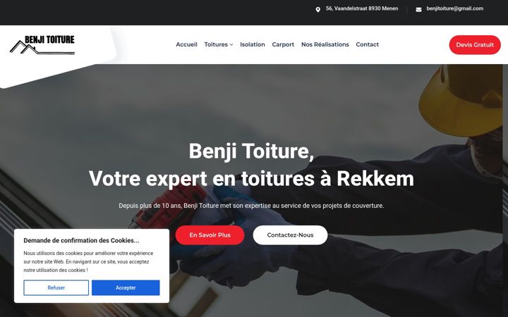 Screenshot of benjitoiture.be
