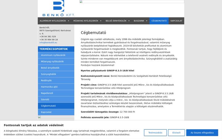 Snimka zaslona za benkokft.eu