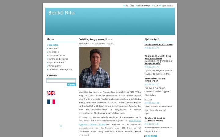 Screenshot of benkorita.com