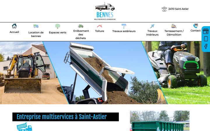 Screenshot of bennes-multiservices-dordogne.fr
