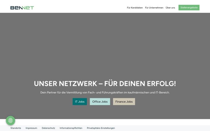 Screenshot of bennet-consulting.de