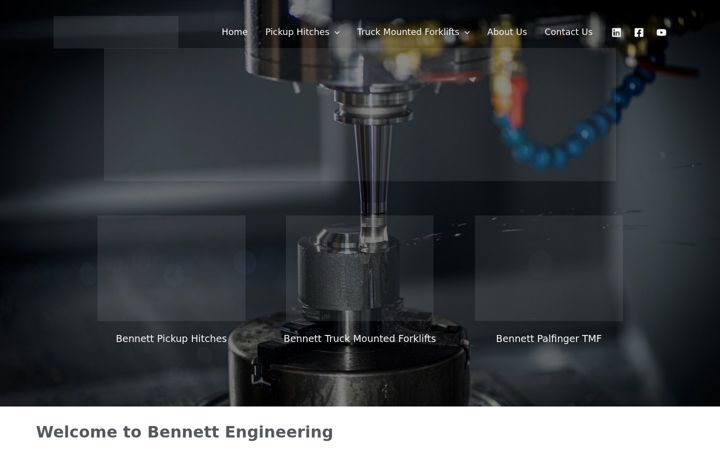 Screenshot of bennett-group.co.uk