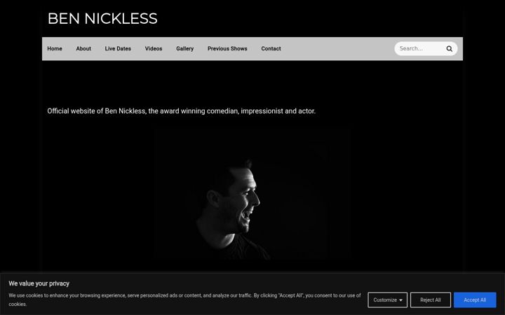 Screenshot of bennickless.co.uk