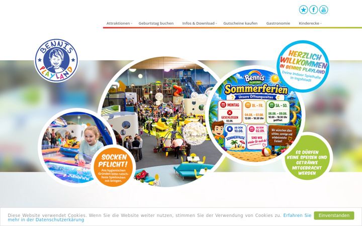 Screenshot of bennis-playland.de